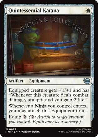 Quintessential Katana (TMT-023) - Teenage Mutant Ninja Turtles - Card Brawlers