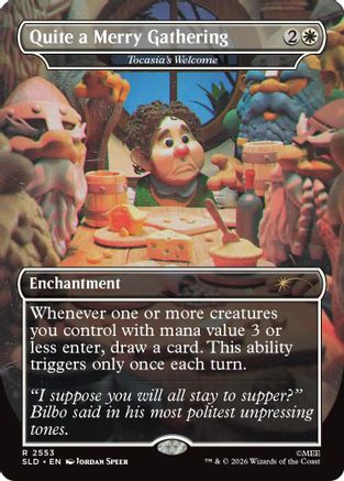 Quite a Merry Gathering - Tocasia's Welcome (SLD-2553) - Secret Lair Drop Series Foil - Card Brawlers