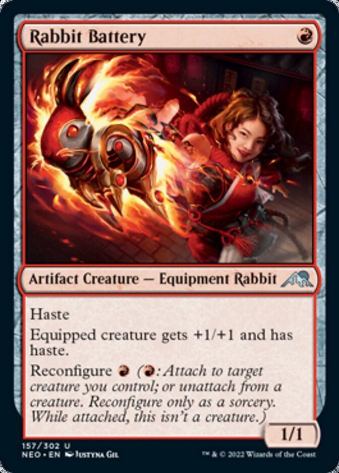 Rabbit Battery [Kamigawa: Neon Dynasty] - Card Brawlers