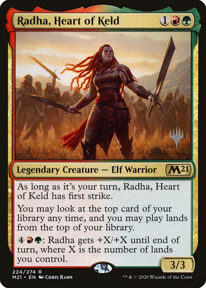 Radha, Heart of Keld (Promo Pack) [Core Set 2021 Promos] - Card Brawlers