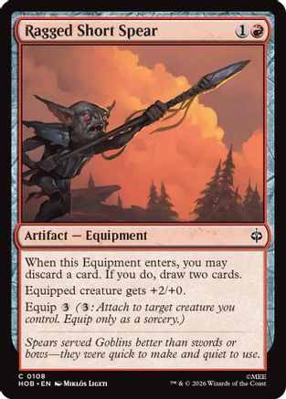 Ragged Short Spear (HOB-108) - The Hobbit - Card Brawlers