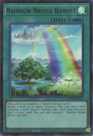 Rainbow Bridge Bifrost (MAMO-EN023) - Magnificent Monsters 1st Edition - Card Brawlers