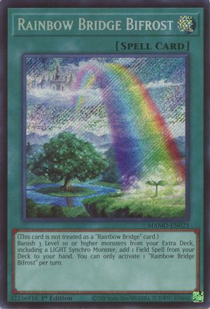 Rainbow Bridge Bifrost (Secret Rare) (MAMO-EN023) - Magnificent Monsters 1st Edition - Card Brawlers