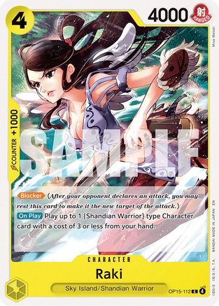 Raki (OP15-112) - Adventure on Kami's Island - Card Brawlers