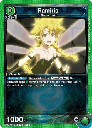 Ramiris (086) (Box Topper Foil) (UE20BT/TSK-1-086) - UE20BT That Time I Got Reincarnated as a Slime Foil - Card Brawlers