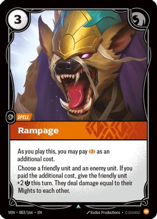 Rampage (083/166) - Vendetta - Card Brawlers