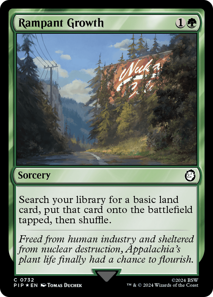 Rampant Growth (Surge Foil) [Fallout] - Card Brawlers