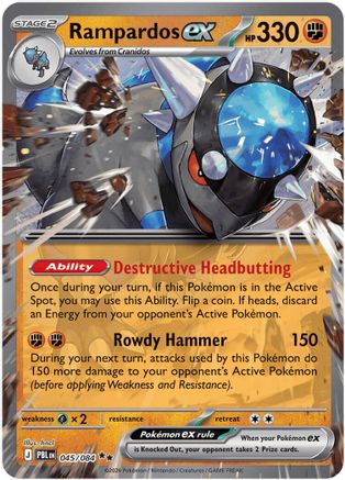 Rampardos ex (045/084) - Holofoil [ME05 Pitch Black] - Card Brawlers