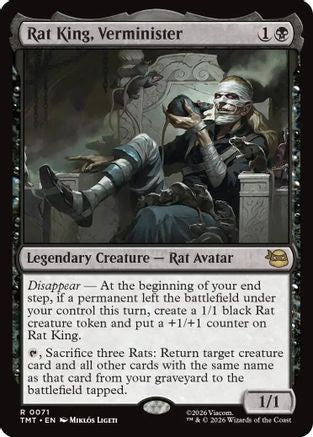 Rat King, Verminister (TMT-071) - Teenage Mutant Ninja Turtles - Card Brawlers
