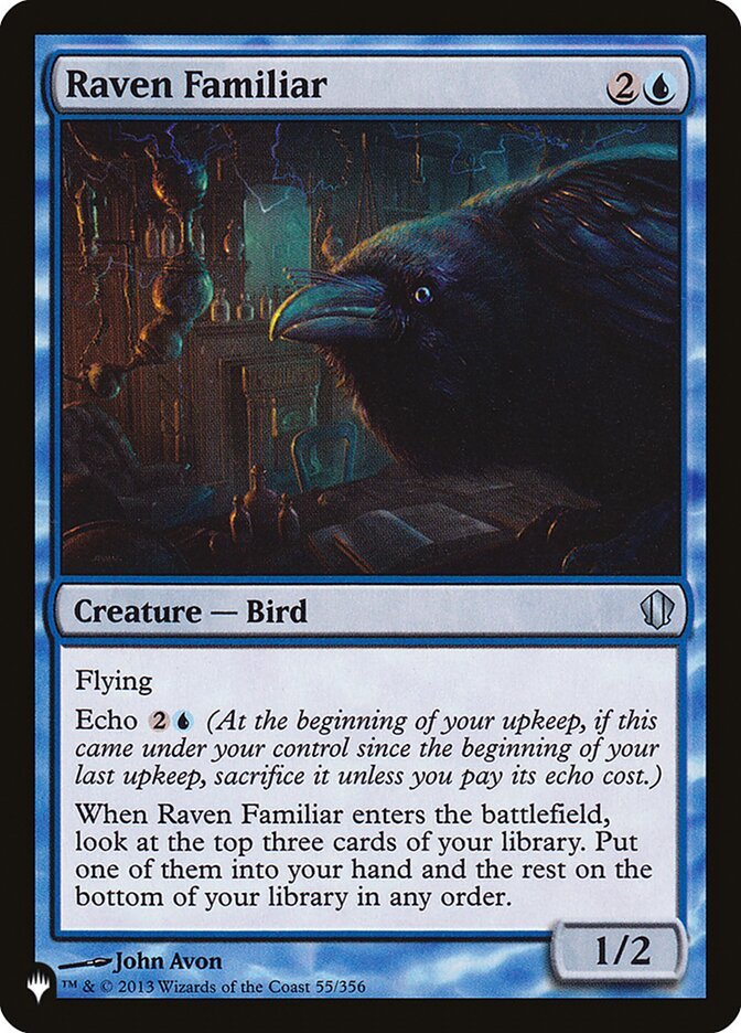 Raven Familiar [The List] - Card Brawlers