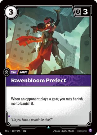 Ravenbloom Prefect (102/166) - Vendetta - Card Brawlers