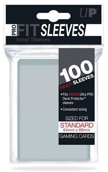 Ultra Pro - UP D-PRO Pro-fit STANDARD TOP-LOAD - Inner Sleeves 100ct - Ultra Pro - Card Brawlers | Quebec | Canada |