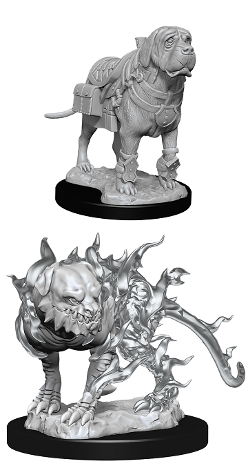 DND Unpainted Minis Mastif and Shadow Mastif - Universal Distribution - Card Brawlers | Quebec | Canada |