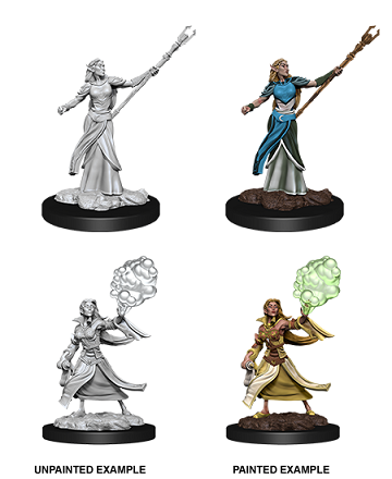 DND Unpainted Minis Female Elf Sorcerer - Universal Distribution - Card Brawlers | Quebec | Canada |