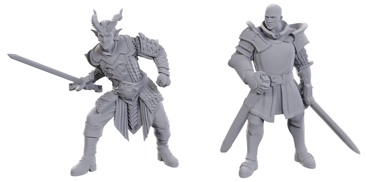 DND Unpainted Minis Special Edition Baldur's Gate 3 - Ulder Revenguard & Zevlor - Universal Distribution - Card Brawlers | Quebec | Canada |