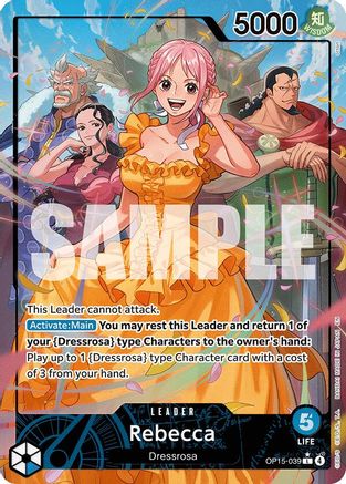 Rebecca (OP15-039) (Alternate Art) (OP15-039) - Adventure on Kami's Island Foil - Card Brawlers
