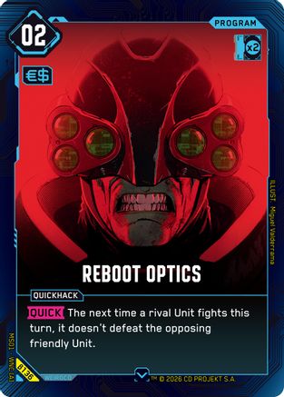 Reboot Optics (B136) - Welcome to Night City Beta - Card Brawlers