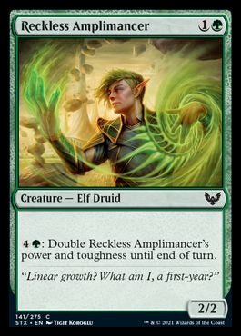Reckless Amplimancer [Strixhaven: School of Mages] - Card Brawlers