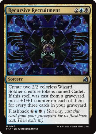 Recursive Recruitment (FRA-147) - Reality Fracture Foil - Card Brawlers