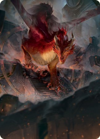 Red Dragon Art Card [Dungeons & Dragons: Adventures in the Forgotten Realms Art Series] - Card Brawlers