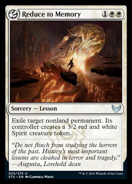 Reduce to Memory [Strixhaven: School of Mages] - Card Brawlers