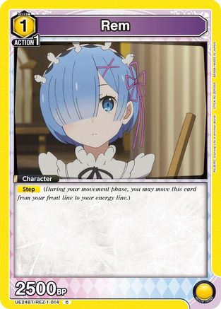 Rem (014) (UE24BT/REZ-1-014) - UE24BT ReZERO Starting Life in Another World - Card Brawlers