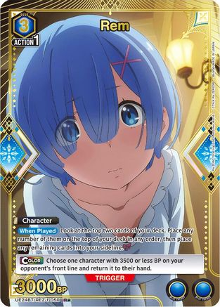 Rem (050) (R*) (UE24BT/REZ-1-050) - UE24BT ReZERO Starting Life in Another World Foil - Card Brawlers