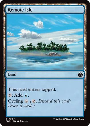 Remote Isle (FDC-309) - Commander: Foundations - Card Brawlers