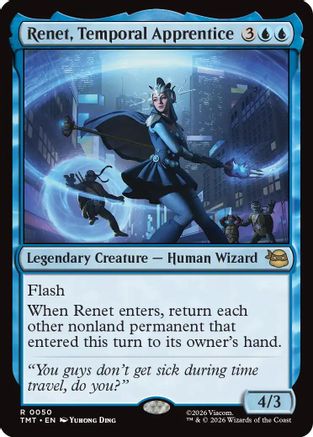 Renet, Temporal Apprentice (TMT-050) - Teenage Mutant Ninja Turtles - Card Brawlers