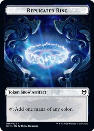 Replicated Ring // Thopter Double-Sided Token (KHC-18 // 8) - Commander: Kaldheim - Card Brawlers