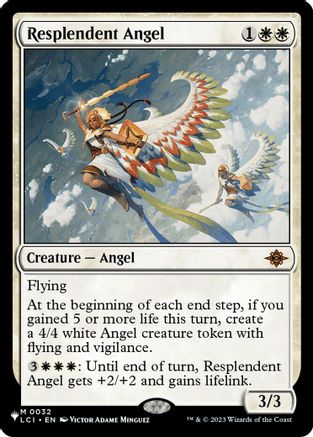 Resplendent Angel (LIST-032) - The List Reprints - Card Brawlers