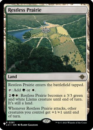 Restless Prairie (LIST-281) - The List Reprints - Card Brawlers