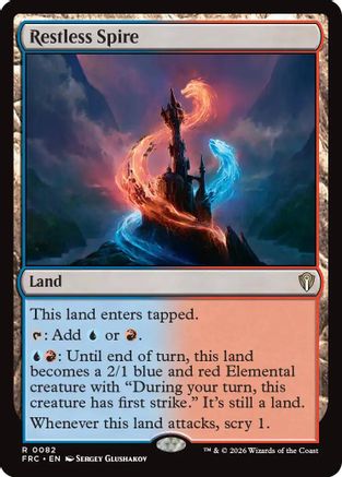 Restless Spire (FRC-082) - Commander: Reality Fracture - Card Brawlers