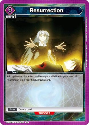 Resurrection (UE20BT/TSK-2-061) - UE20BT That Time I Got Reincarnated as a Slime - Card Brawlers