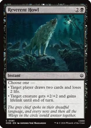 Reverent Howl (HOB-081) - The Hobbit Foil - Card Brawlers