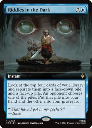 Riddles in the Dark (Extended Art) (HOB-292) - The Hobbit Foil - Card Brawlers