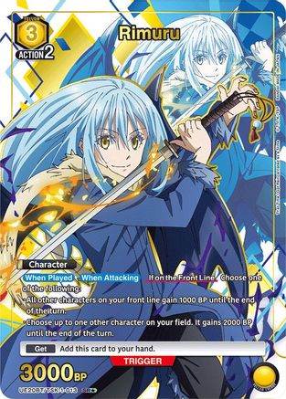 Rimuru (013) (SR*) (UE20BT/TSK-1-013) - UE20BT That Time I Got Reincarnated as a Slime Foil - Card Brawlers