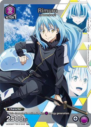 Rimuru (043) (U*) (UE20BT/TSK-2-043) - UE20BT That Time I Got Reincarnated as a Slime Foil - Card Brawlers