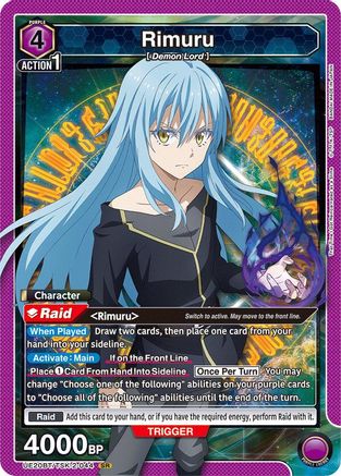 Rimuru (044) (UE20BT/TSK-2-044) - UE20BT That Time I Got Reincarnated as a Slime Foil - Card Brawlers