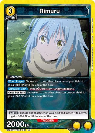 Rimuru (P-001) (UE20BT/TSK-P-001) - UE20BT That Time I Got Reincarnated as a Slime Foil - Card Brawlers