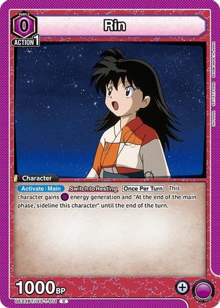 Rin (011) (UE23BT/IYS-1-011) - UE23BT Inuyasha - Card Brawlers