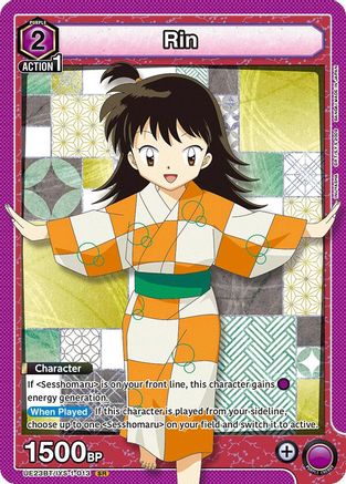 Rin (013) (UE23BT/IYS-1-013) - UE23BT Inuyasha Foil - Card Brawlers