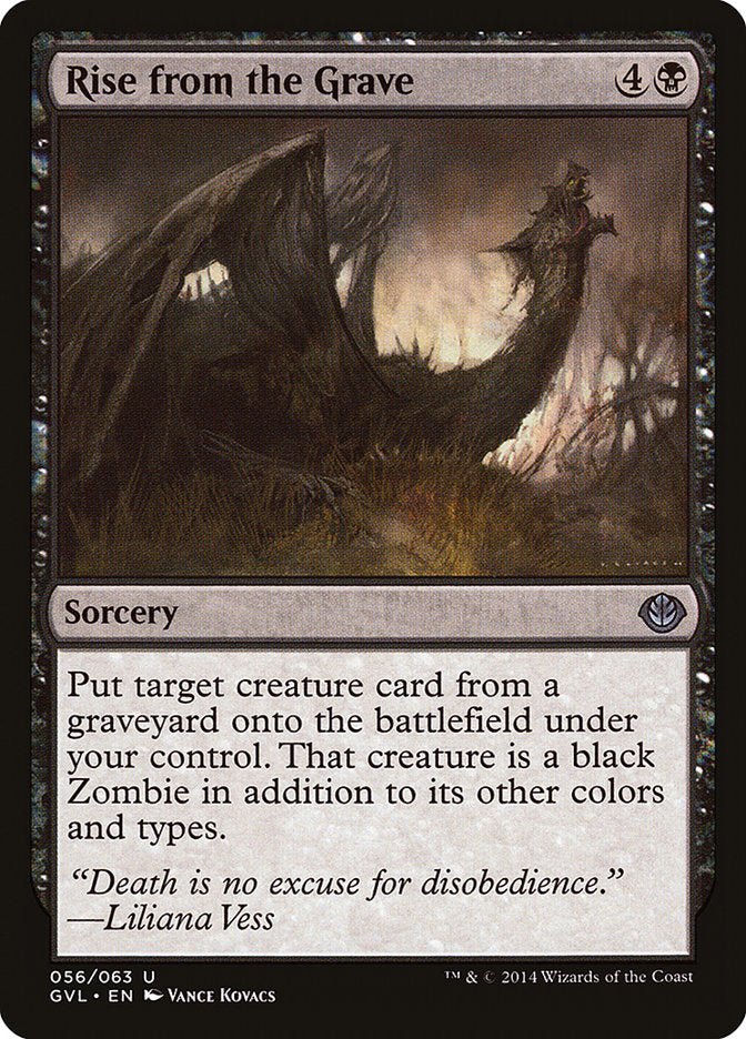 Rise from the Grave (Garruk vs. Liliana) [Duel Decks Anthology] - Card Brawlers