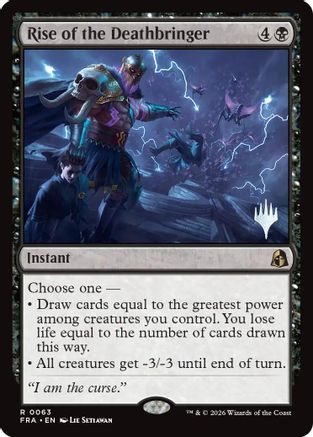 Rise of the Deathbringer (PPFRA-063) - Promo Pack: Reality Fracture Foil - Card Brawlers