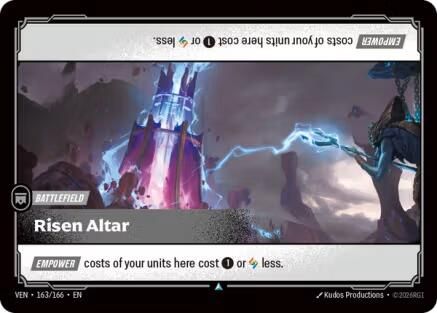 Risen Altar (163/166) - Vendetta - Card Brawlers