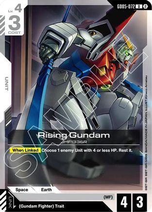 Rising Gundam (GD05-072) - Freedom Ascension - Card Brawlers