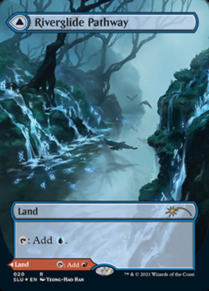 Riverglide Pathway // Lavaglide Pathway (Borderless) [Secret Lair: Ultimate Edition] - Card Brawlers
