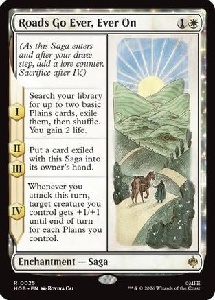 Roads Go Ever, Ever On (HOB-025) - The Hobbit - Card Brawlers