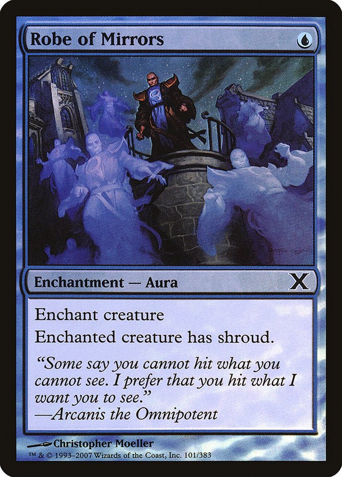 Robe of Mirrors (Premium Foil) [Tenth Edition] - Card Brawlers