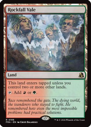 Rockfall Vale (FRA-186) - Reality Fracture - Card Brawlers